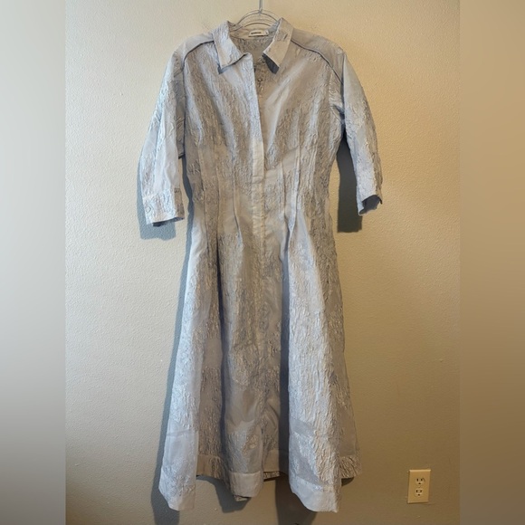 SIMKHAI
Court floral cloqué midi dress - Picture 5 of 9